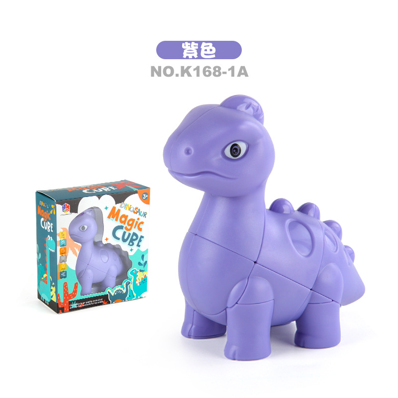 K168-1A Brachiosaurus Cubo de Rubik Púrpura 97.2g
