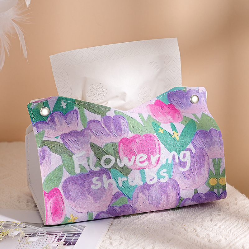 Caja de toallitas de escritorio encantadora caricatura doméstica sala de estar dormitorio caja de dibujo creativa caja de dibujo de papel automóvil caja de dibujo de servil