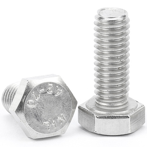 304 stainless steel external hexagonal screws full thread external hexagonal bolts hexagonal head screw fasteners M6/M10/M12