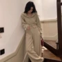 跑步运动秋冬显瘦阔腿裤