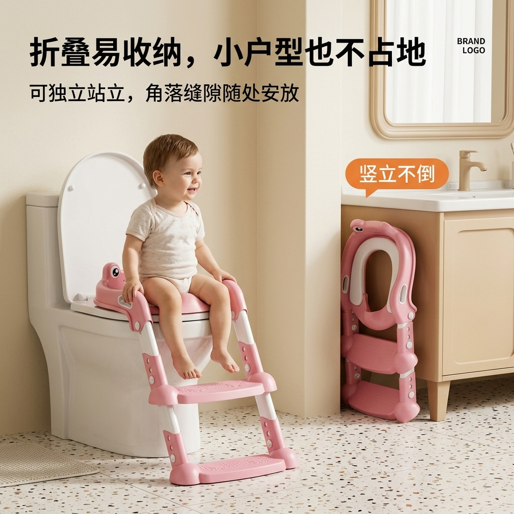Inodoro infantil escalera tipo escalera para niños y niñas inodoro infantil anillo plegable taburete auxiliar para niños asiento infantil