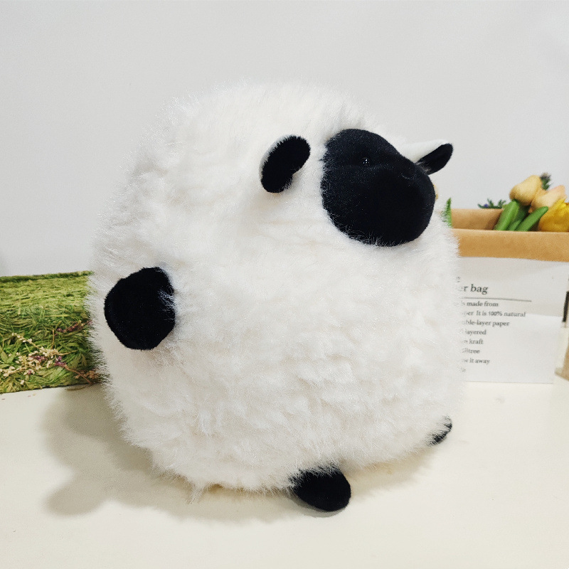 Peluche de Erizo Aurora, Muñeco de Panda, Cojín de Sofá, Peluche Largo, Almohada Esférica