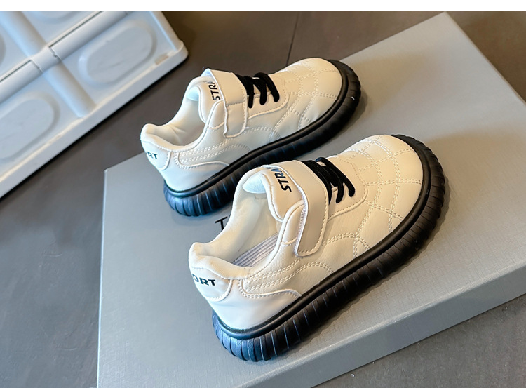 Pantofi casual pentru copii, primăvară și toamnă, pantofi sport pentru fete, la modă nouă, tălpi moi, toate se potrivesc cu pantofii respirabili în stil britanic_voghion.com