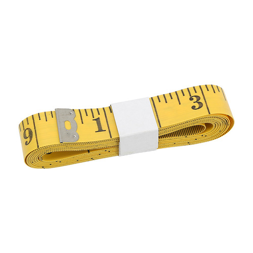 Directly supplied from the manufacturer, 3-meter clothing measuring tape with yellow background and black characters, measuring clothing measuring tape, measuring measurements, soft ruler, tailor's tape
