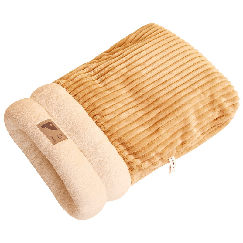Bolsa de dormir, ninillo de gato, colcha de perforación de invierno para gatos, bolsa especial para gatos, alfombra de dormir de invierno para gatos, cama de túnel para gatos