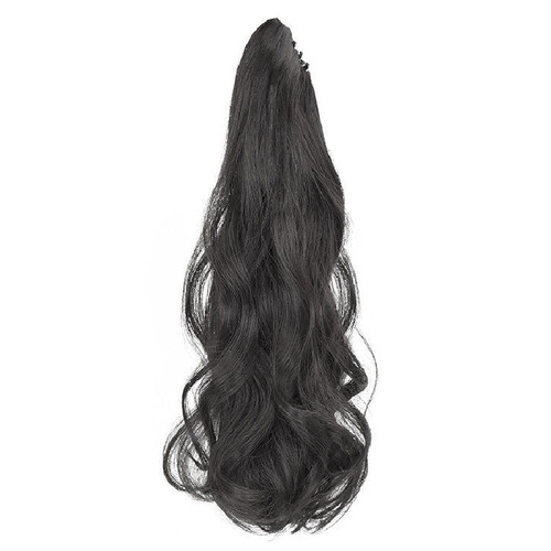 Ponytail wig for women with clip-style simulated long curly hair and big waves Internet celebrity high ponytail for women with high temperature silk wig ponytail