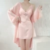 Skirt WLW2047#pink [skirt + robe set]