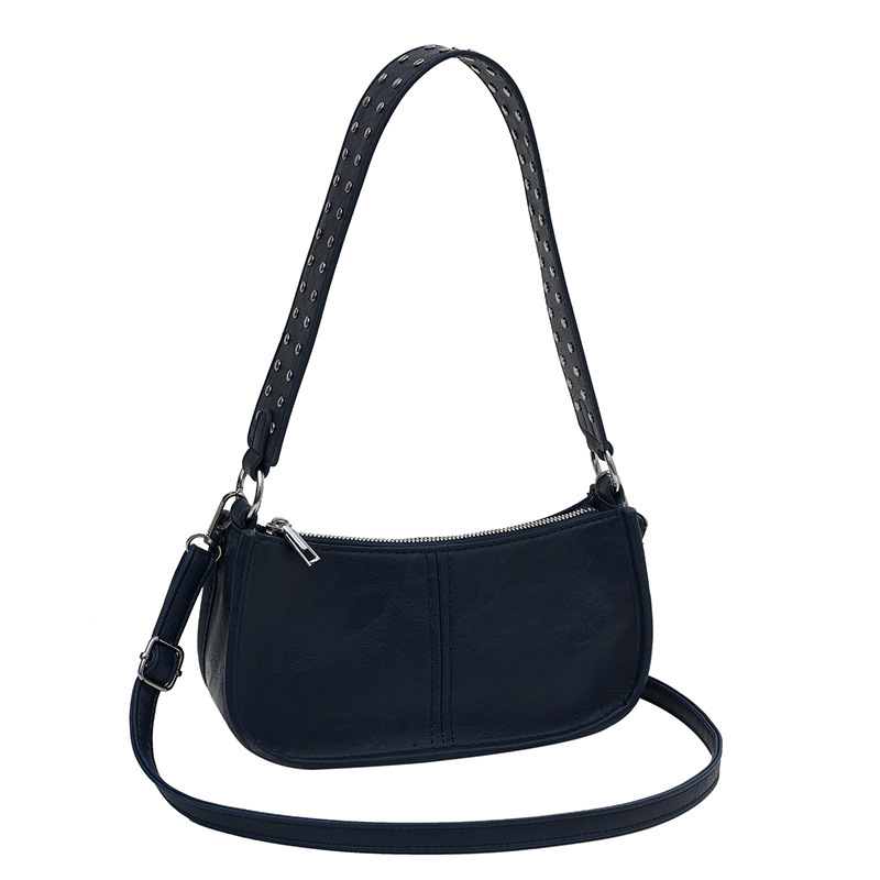 Bolso de moda ins de personalidad de nicho para mujer 2024 bolso de bola de masa láser brillante de otoño bolso de hombro de alta gama