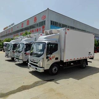 4.2米福田奥铃蓝牌猪肉运输冷冻保温车|4.2米冷藏车