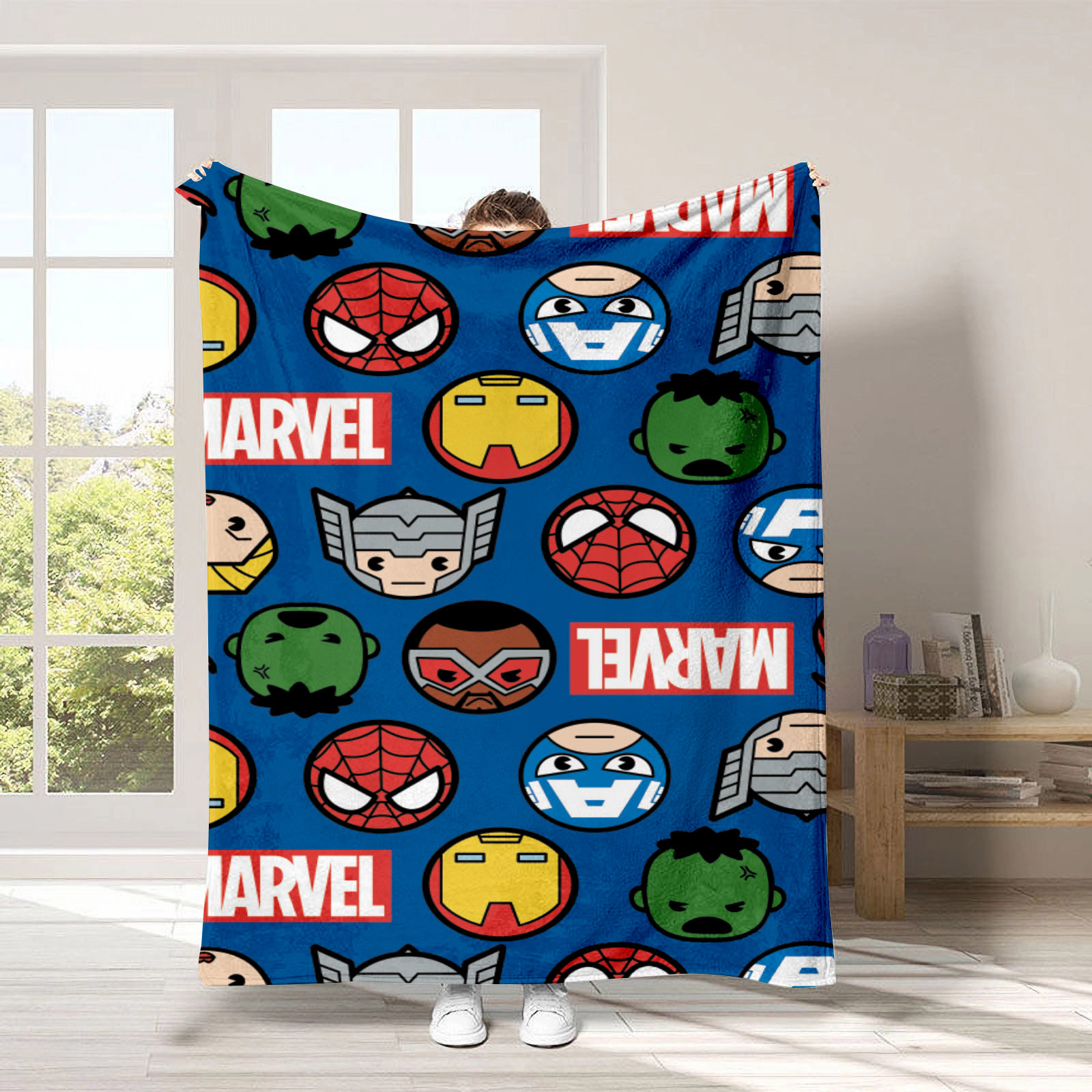 Nuevos productos Spider-Man - Marvel Avengers mantas sofá acondicionado mantas engrosadas mantas impresas fabricantes