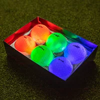 Захватывающе!! Светящийся мяч для гольфа PlayEagle, светодиодный светящийся мяч, трехслойный мяч для ночной игры, тренировочный мяч