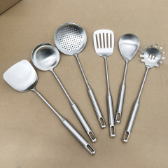 ステンレス鍋シャベル調理器具セット家庭用台所炒め料理シャベル調理鍋シャベルスプーン大漏れスプーン調理用品