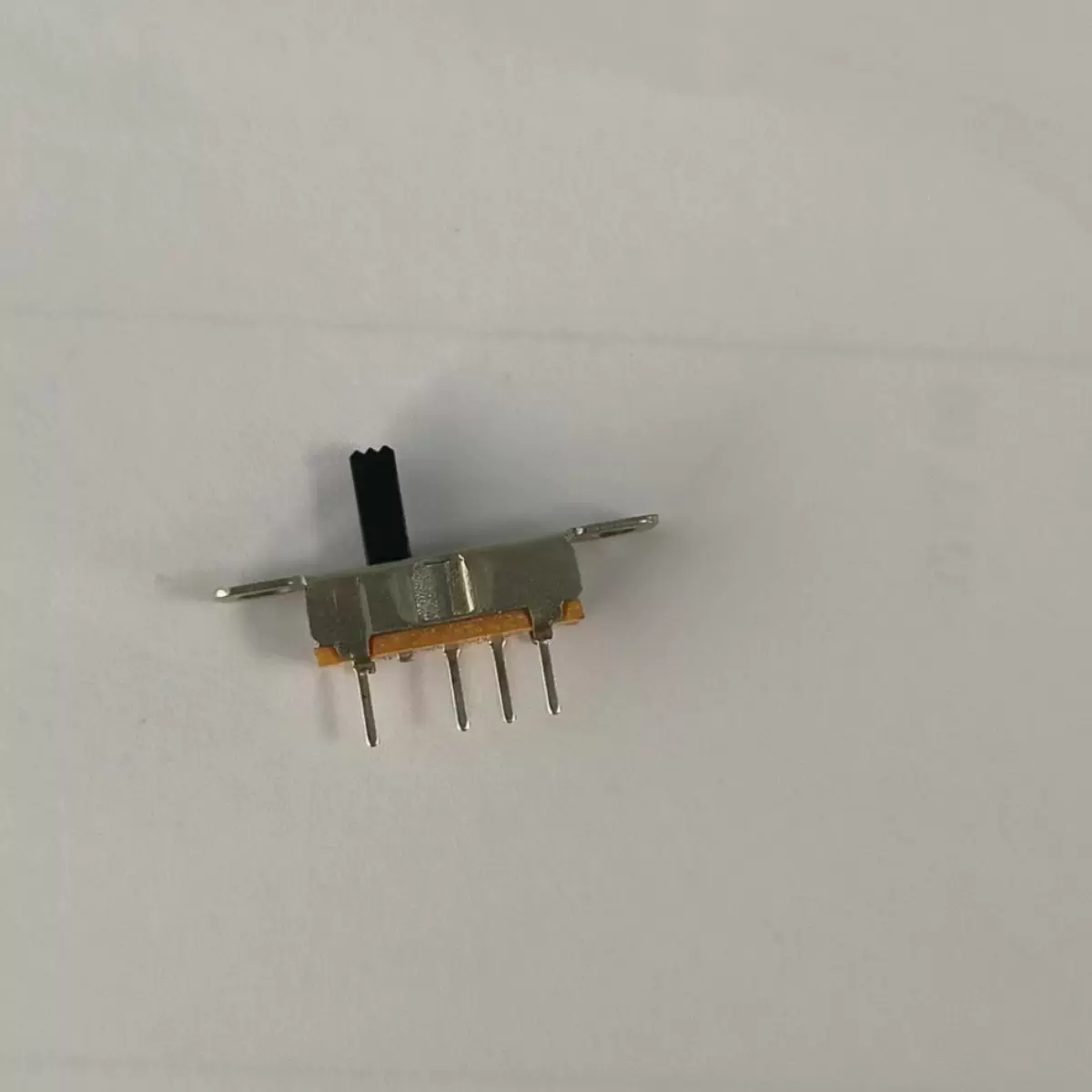 拨动开关4脚滑动档位3档2档带固定孔玩具连接器电源开关环保