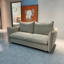 酒店公寓家具沙发床带床垫多功能翻转型铁架可折叠高端两用沙发床