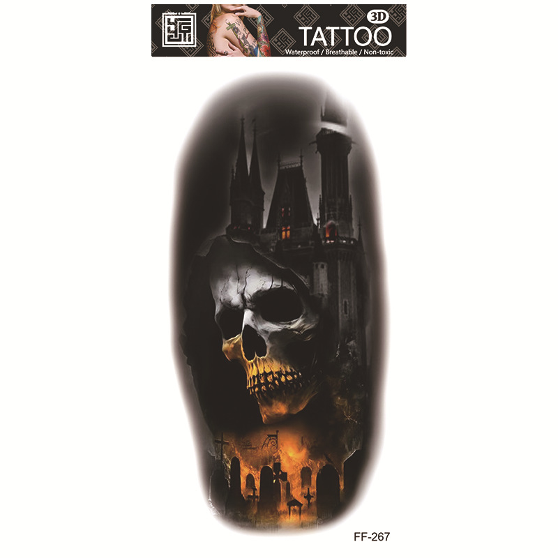 Tatuajes Temporales Impermeables de Papel de Transferencia al Agua para Cuerpo Entero image 73