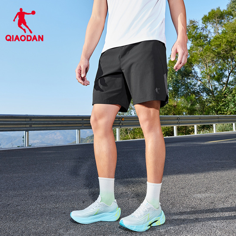 乔丹专业跑步冰感防晒UPF50+弹力短裤男2025夏季新款商场同款官方