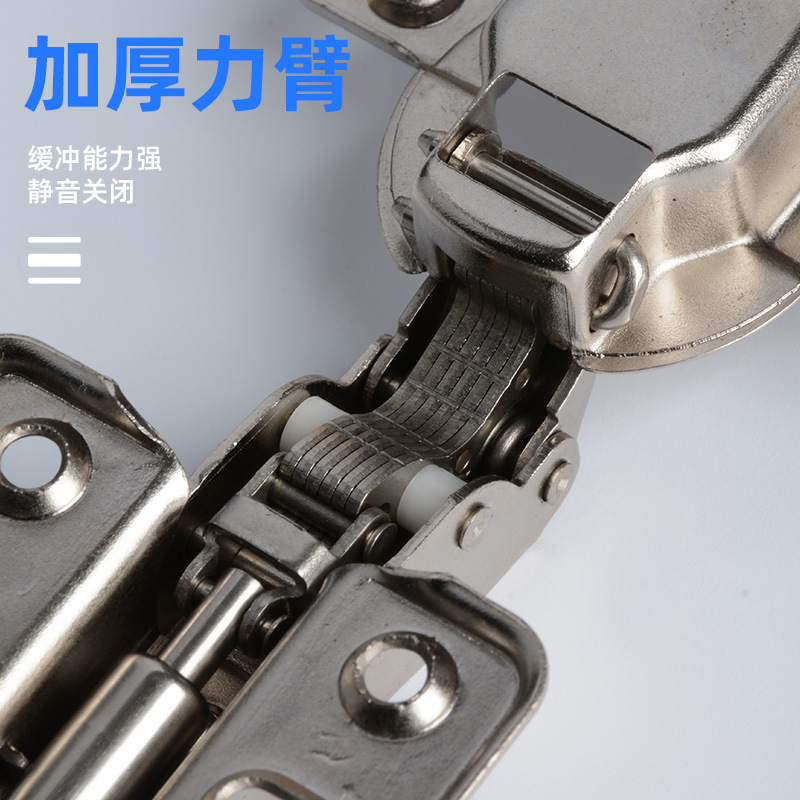 B80 two-section force hinge thick door panel 35-cup hydraulic cabinet door damping hinge spring buffer cabinet door hinge