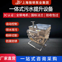 全自动一体化地下室污水处理成套设备粉碎切割污水提水设备一体化