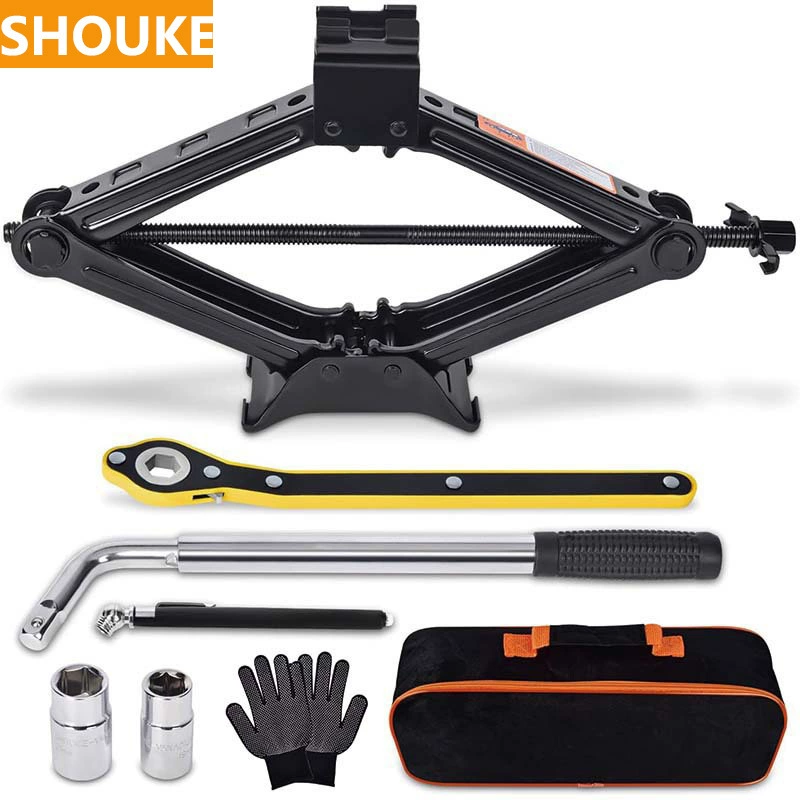 Автомобильный набор на 0kg тонн, оптовая продажа, ножничный шиномонтажный станок, многофункциональный инструмент, портативный манометр для шин