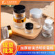 Transparent glass cream bottle cream bottle with lid moisturizer bottle 15g mask jar cosmetic empty bottle 30g
