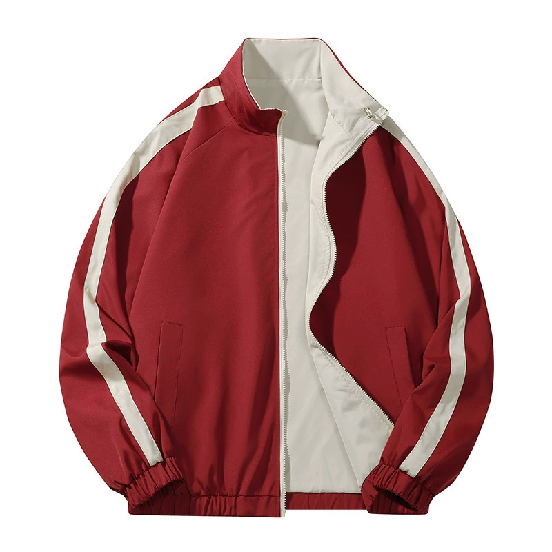Trend brand double-sided jacket, baseball uniform, for beloved, oversize