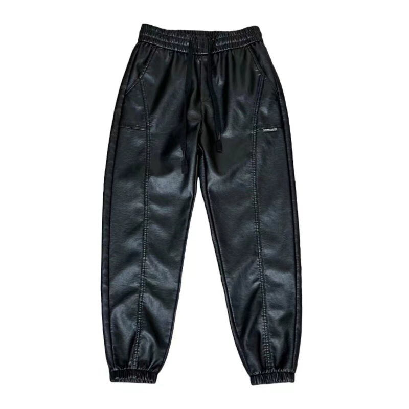 Windproof keep warm demi-season casual trousers