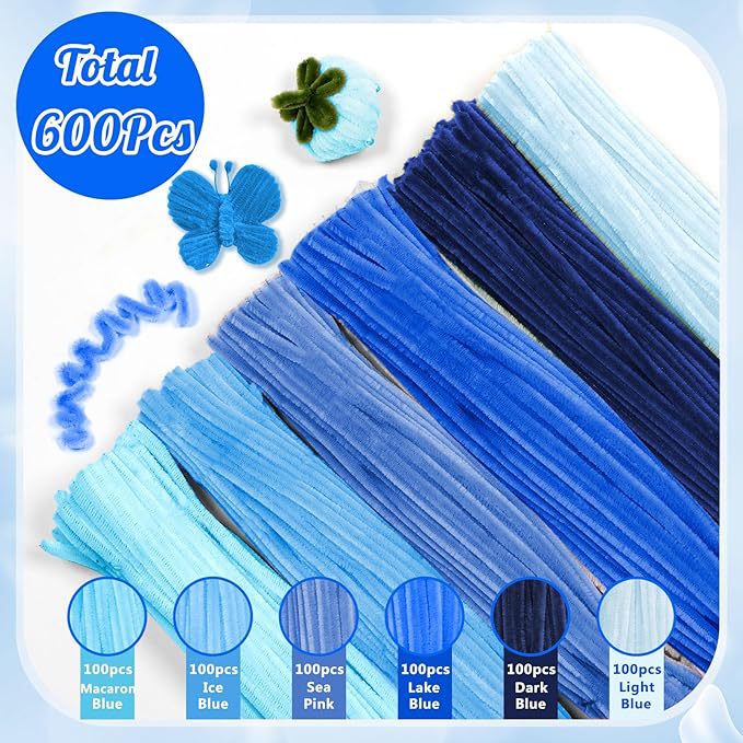 In-Stock 600 Pieces of Multi-Color Twisty Sticks for DIY Crafts, Educational Flower Bouquet Accessories, Wholesale In-Stock 600 Pieces of Multi-Color Twisty Sticks for DIY Crafts, Educational Flower Bouquet Accessories, Wholesale
