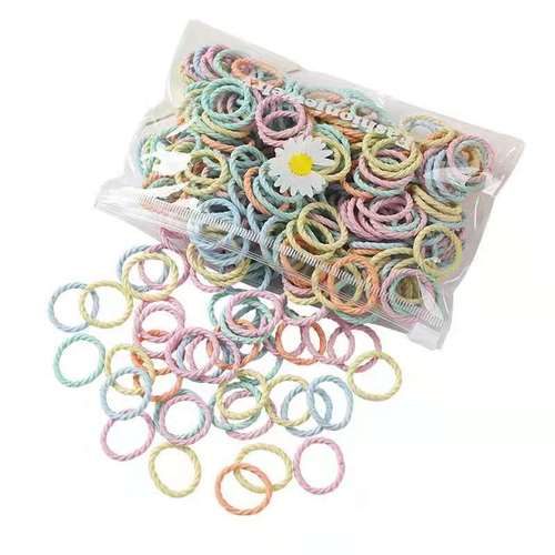 Children's baby rubber band thumb ring small tie small chirp hair rope high elastic and strong headband little girl hair accessories