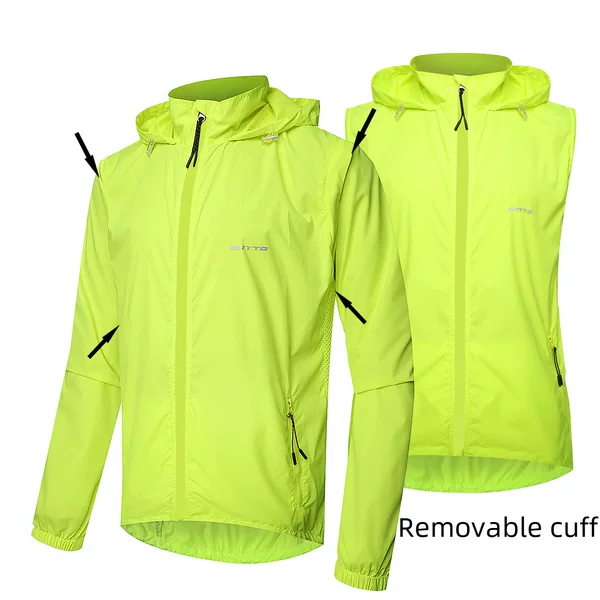 Cross-Border Cycling Clothing Men's Rainproof Cycling Jacket Outdoor Windproof Sunproof Breathable Windbreaker Jacket # 180012