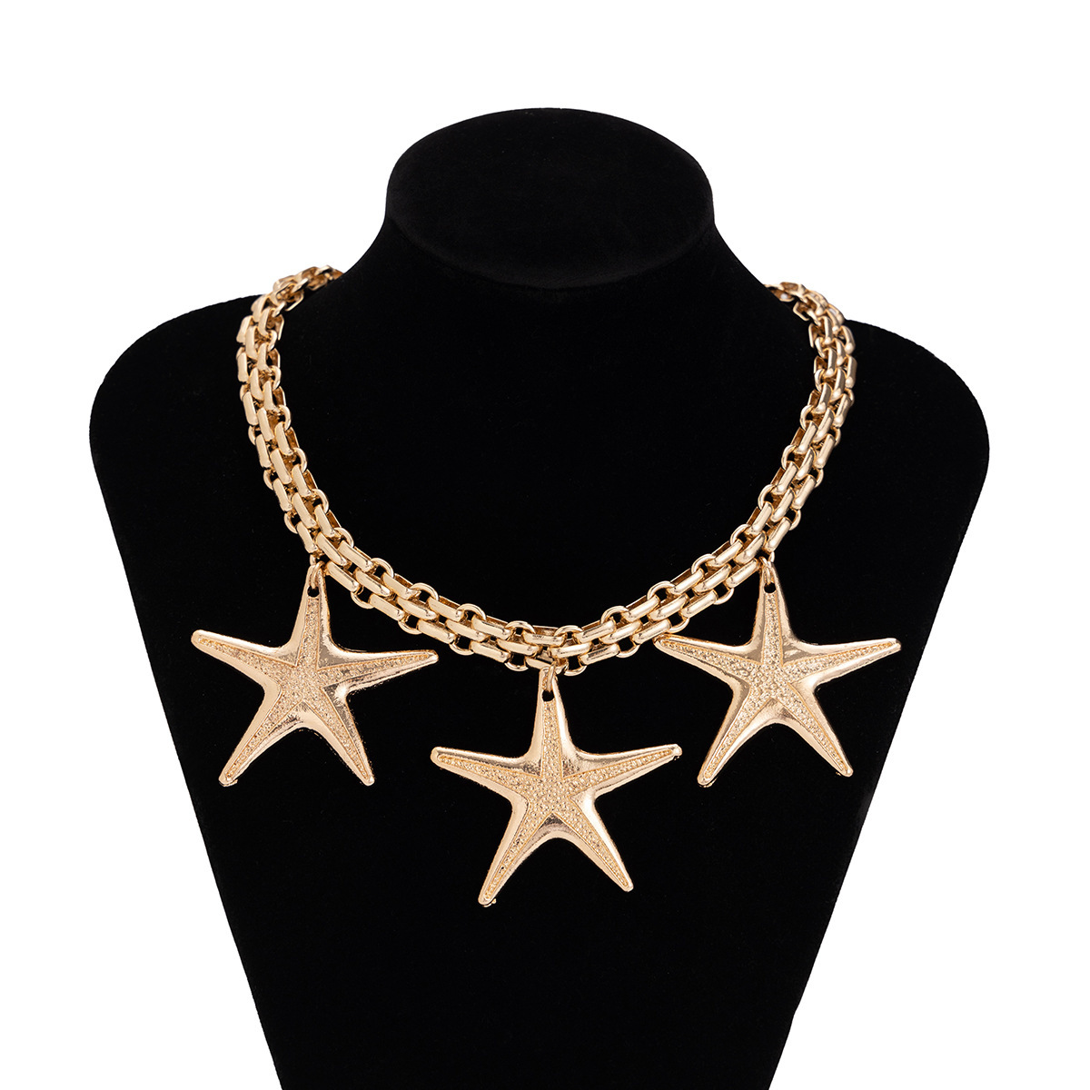 77g Weight CCB, Alloy Pendant Material Pendant Necklace Classification Iron Chain Material 1 Piece Quantity Holiday, Daily Occasion CCB, Alloy, Iron Material Star, Heart Shape Pattern Women's Gender Casual, Simple Style Style Casual Simple Style Star Heart Shape CCB Alloy Iron Wholesale Pendant Necklace 14