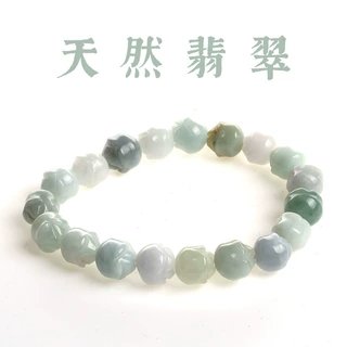 天然翡翠玫瑰花手链串珠女士轻奢高级感玉石文玩佛珠手串手饰批发
