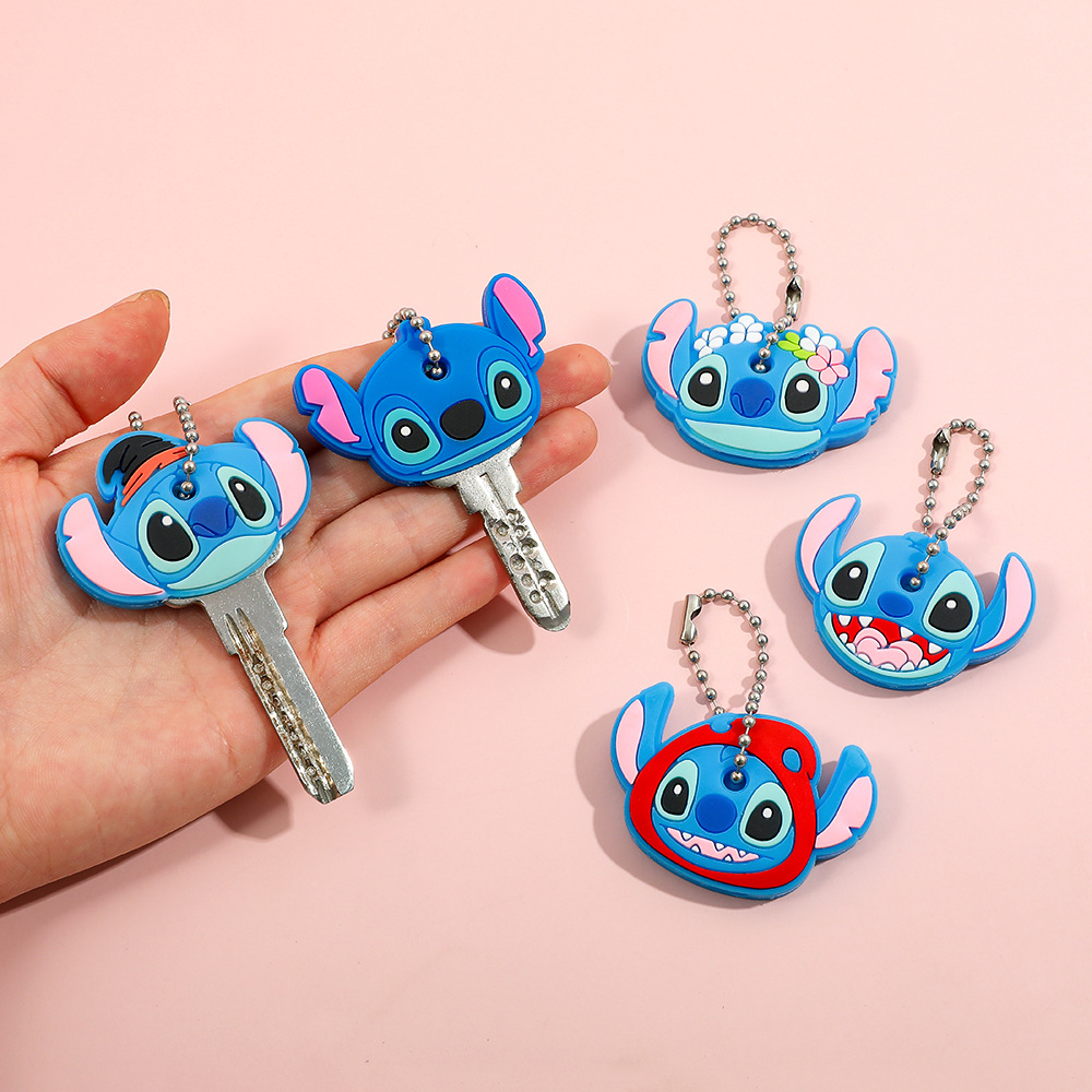 Cartoon silicone creative protective case for keys
