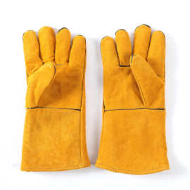 批发加厚电焊劳保手套焊工用防火星手套结实耐磨焊接单层防护手套