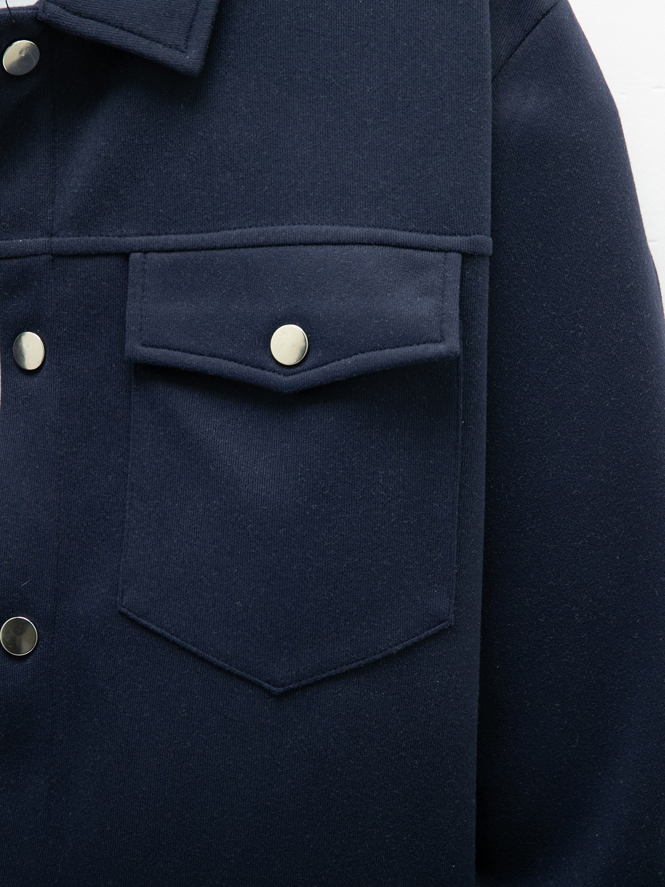 Denim Jacket For Men Lapel Single-breasted Solid Colour Winter_voghion.com