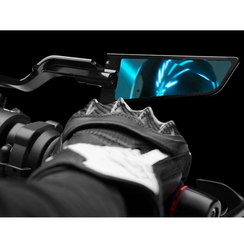 Suitable for Suzuki Honda Kawasaki Yamaha Ducati motorcycle invisible rotatable adjustable wing rearview mirror