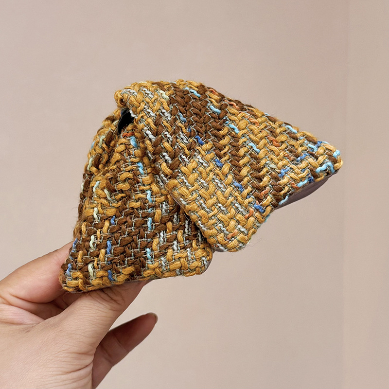 028 шерстяной треугольный захват-желтый