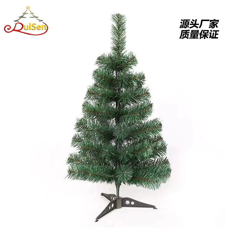 Рождественская Настольная мини-елка 30CM35CM45CM60CM Рождественская елка ручной работы небольшое украшение Подарочное украшение