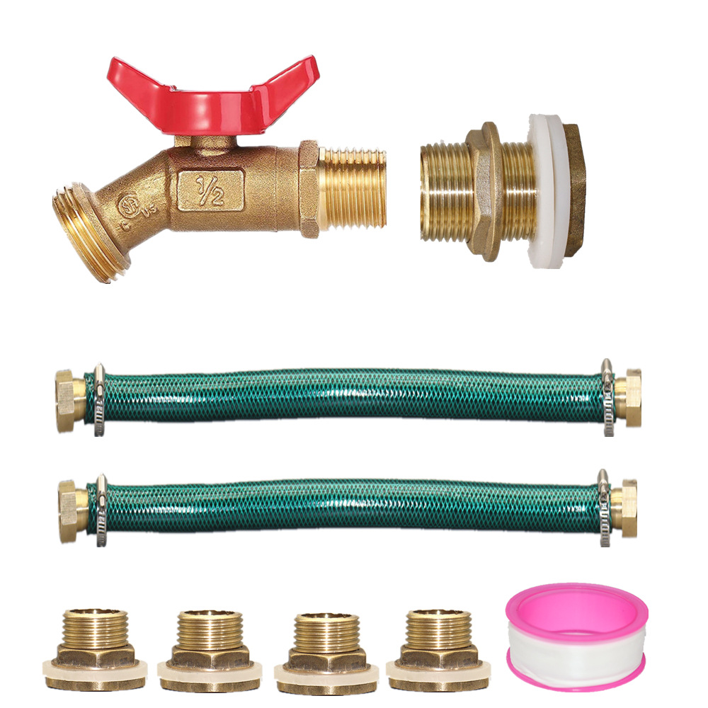 3/4 pulgadas 2 pulgadas NPS americano 1000LIBC Tonelada Junta de barril S60 * 6 Tonelada de latón grifo de mariposa 62mm