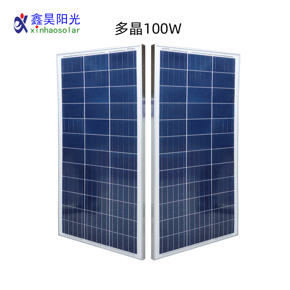 Panel Solar Fotovoltaico Policristalino de 100W18V de Fábrica Xinhao Sunshine, Panel de Carga para Batería de Litio