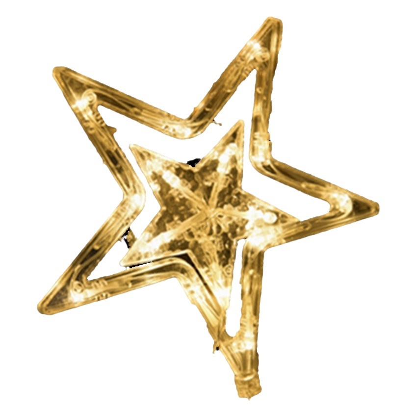 LED pequeña luz intermitente cadena luz estrellada cortina luz Navidad decoración al aire libre solar estrella Luz