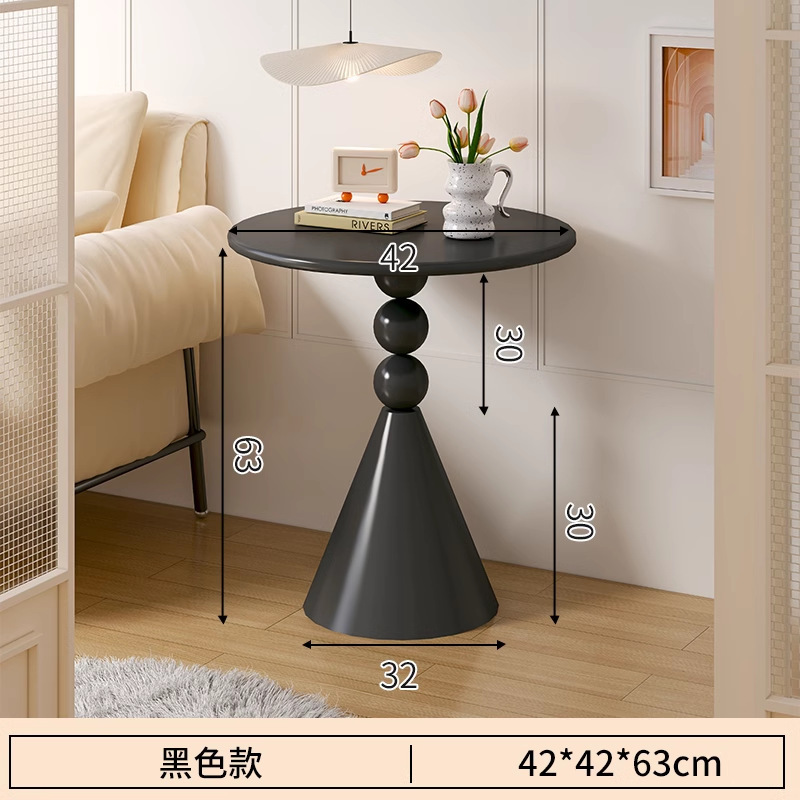 Mesa pequeña, sala de estar, sofá doméstico, mesa lateral, balcón, mesa redonda pequeña, mini mesa de centro, mesa de almacenamiento junto a la cama, mesita de noche de hierro