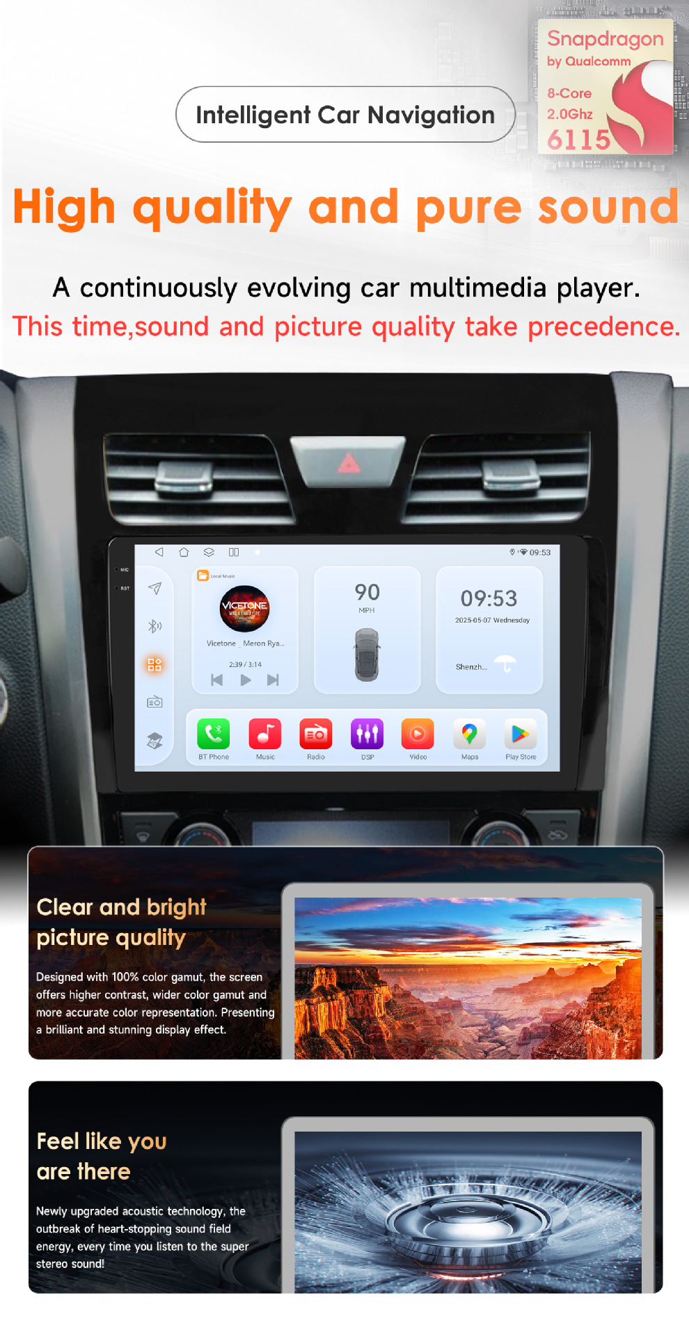 Suitable for Nissan Teana 2013-2018 models, Android navigation system all-in-one device with WIFI player, Nissan Teana