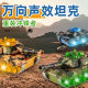 Children's Electric Universal tank light sound effect boy simulation military chariot 360 Rotating battery tank toy