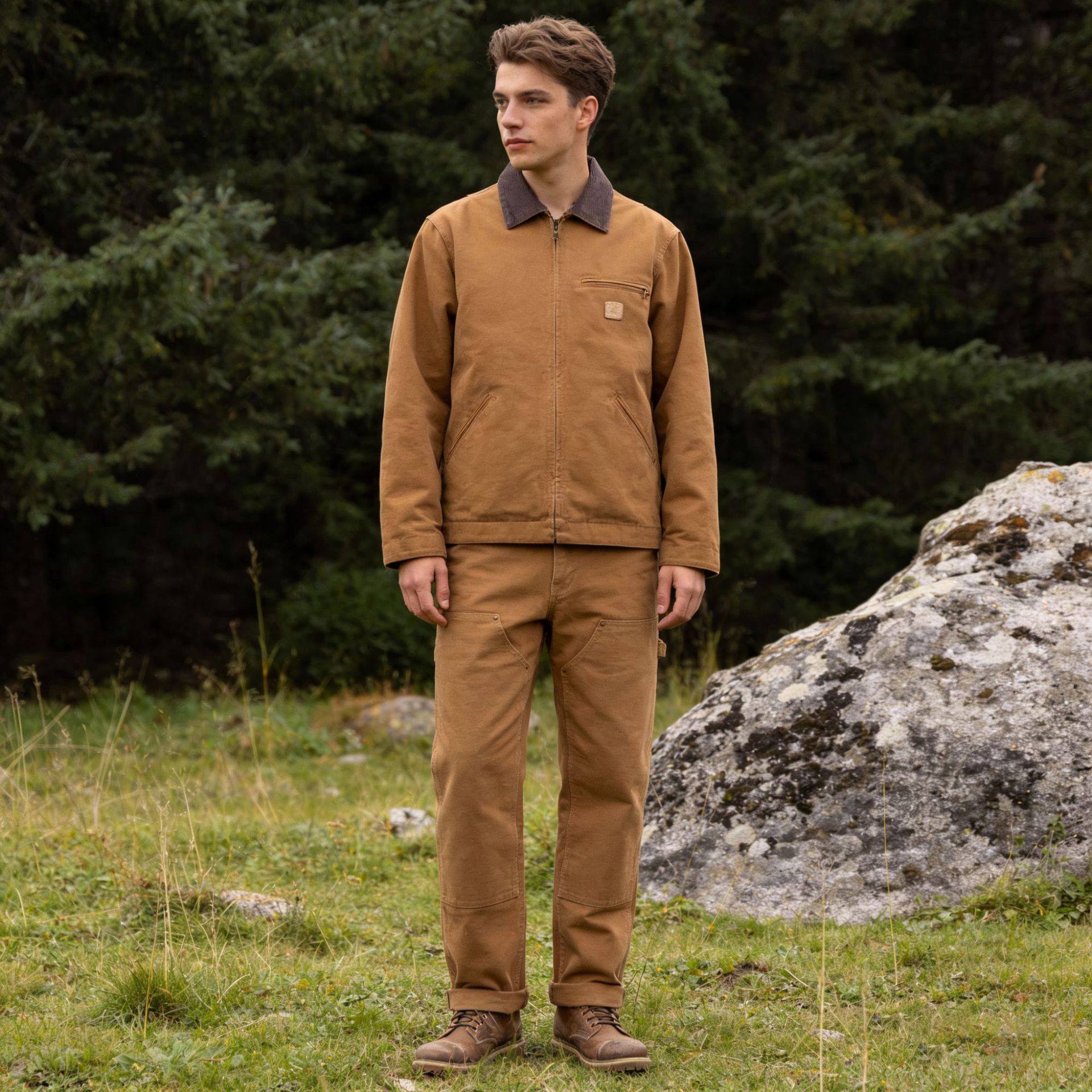 OKONKWO plano para cleanfit Detroit chaqueta Santa Fe j97 lona interestelar engrosada chaqueta