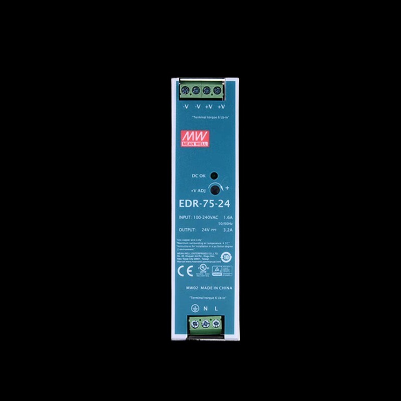 原装明緯電源EDR-150-24レールスイッチング電源75120150240480レール電源1224|undefined