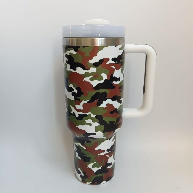 クロスボーダー Amazon 40oz 第二世代ハンドル ステンレス製保温保冷カップ 40oz 迷彩シリーズ|undefined