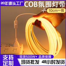 220V灯带led灯条cob室内卧室床头客厅电视背景墙开关插电款氛围灯