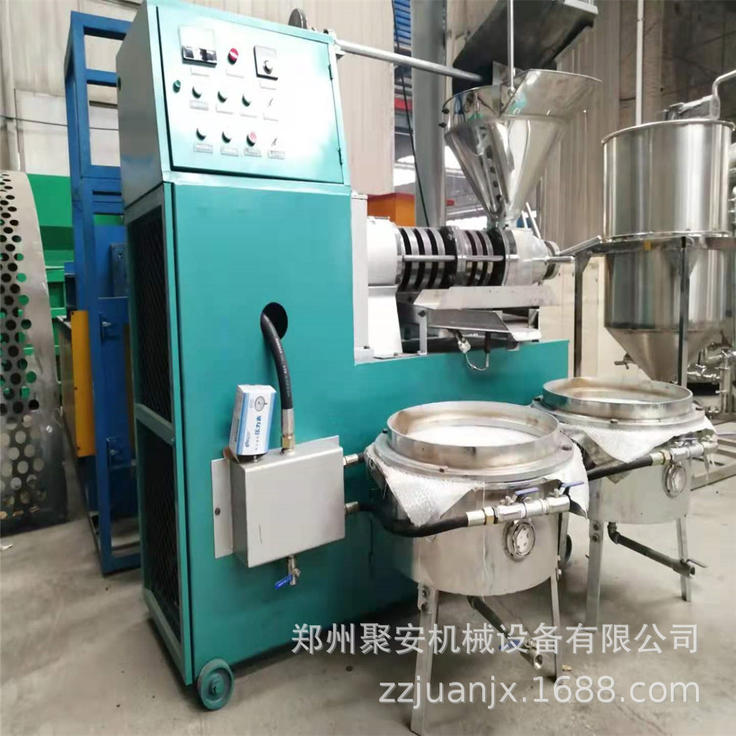 冷热双榨榨油机 免烘炒直接压榨出油机 食用油螺旋榨油机