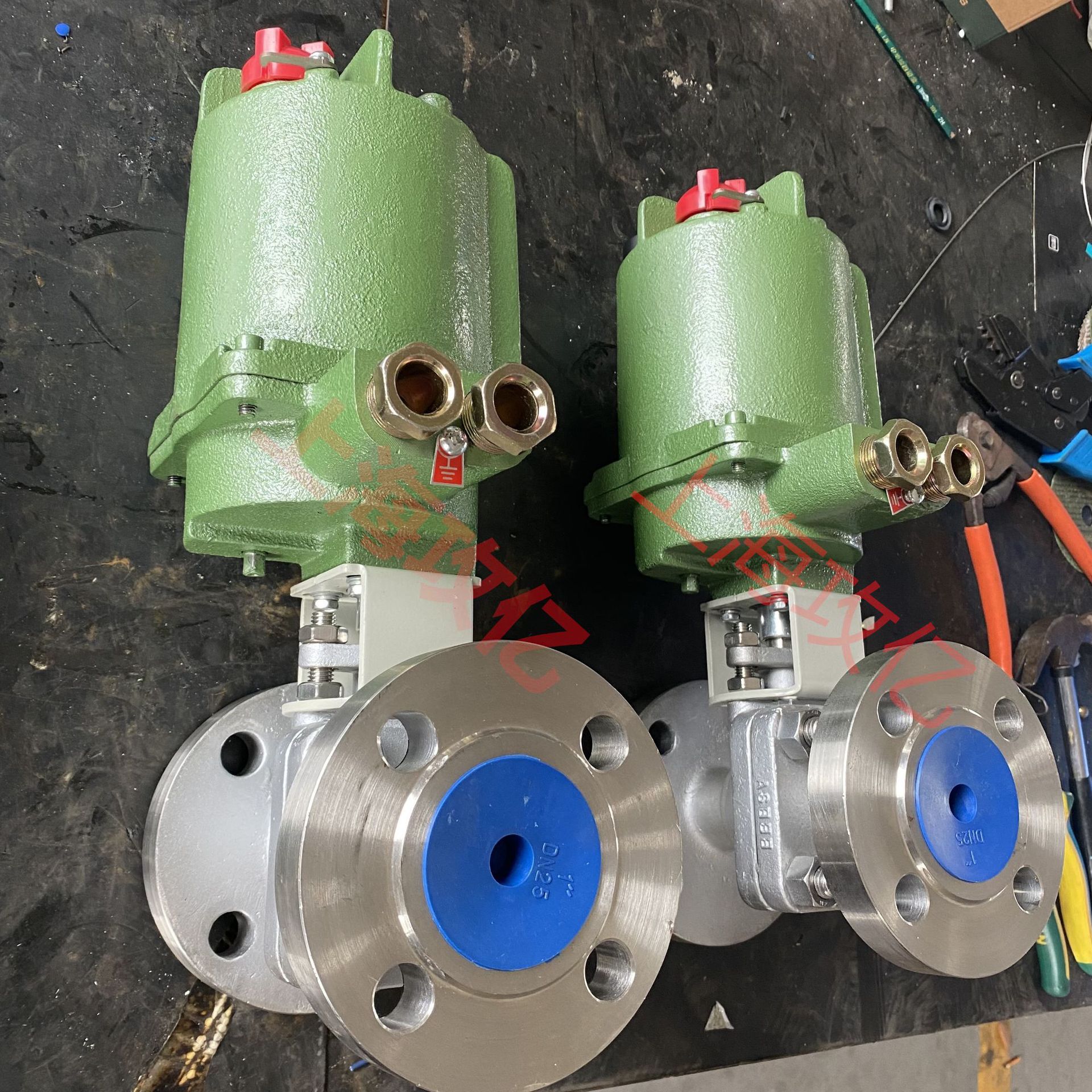 煤矿用铸钢电动球阀 MGQII-40C-DN32矿用隔爆一体式型电动球阀