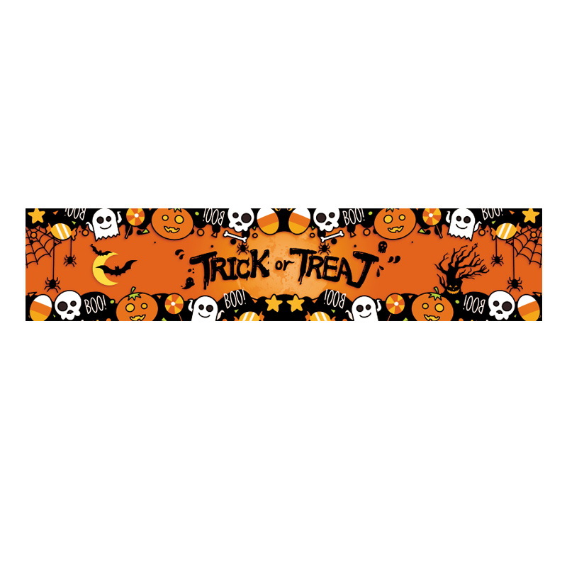 2021 nuevas decoraciones de Halloween camino de mesa mantel Decoración de mesa escena atmósfera diseño personalización